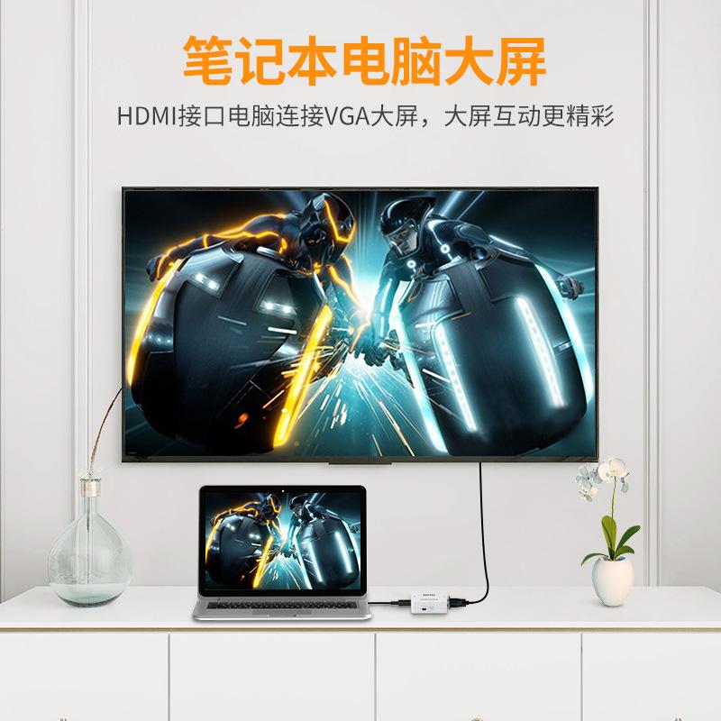 HDMI→VGA変換器　HDMI→VGA変換 USB給電 音声 AVコンバーター cvt-HDMI-VGA｜r-honpo｜05