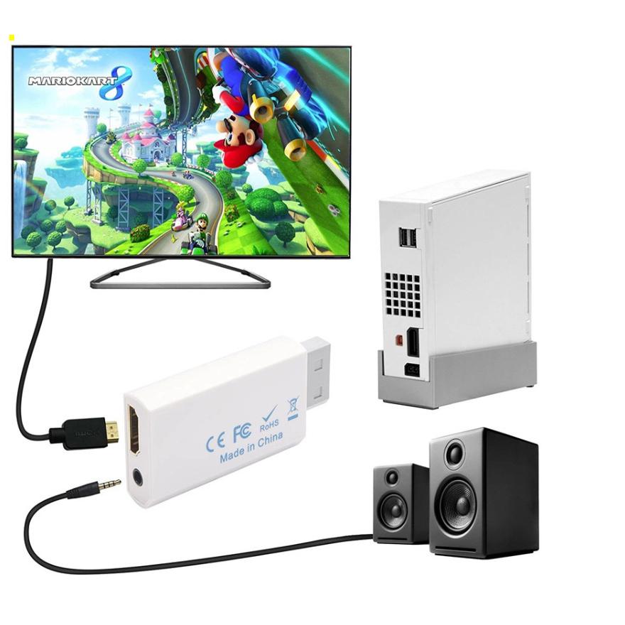 Wii to HDMI 変換アダプター黒＋HDMIケーブル0.5m付き｜r-honpo｜02