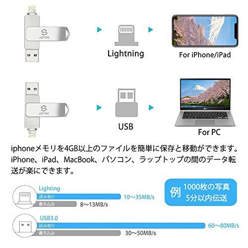 【Apple MFi取得 iOS 15対応】i Phone用USBメモリ 256GB フラッシュドライブ iph｜r-k-shop｜04