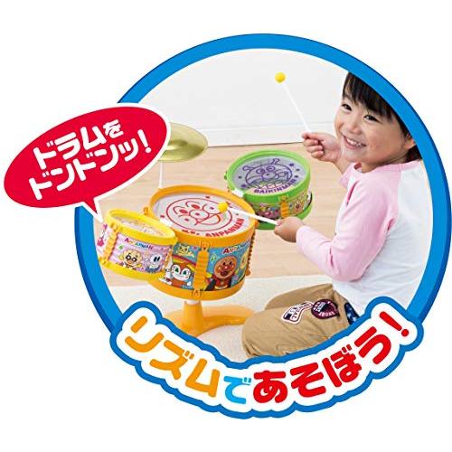 アンパンマン うちの子天才 おおきなドラムセット (リニューアル)｜r-k-shop｜02