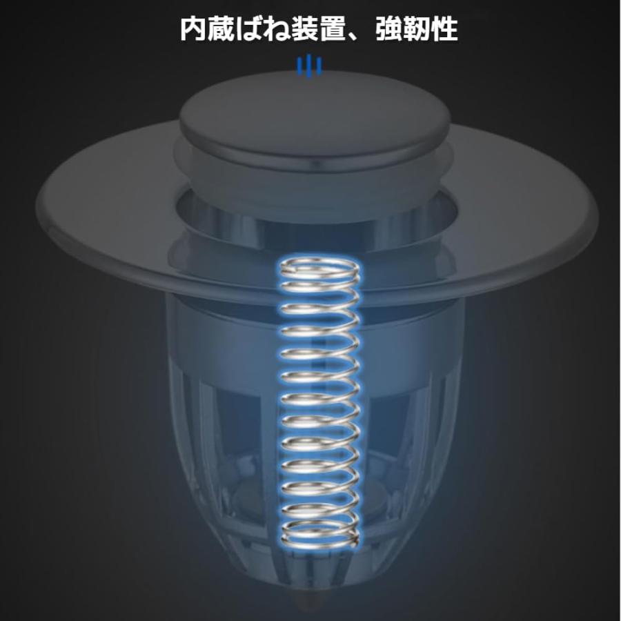 洗面台ポップアップ 下水部品ドレインプラグ 排水栓 排水用品 目詰まり