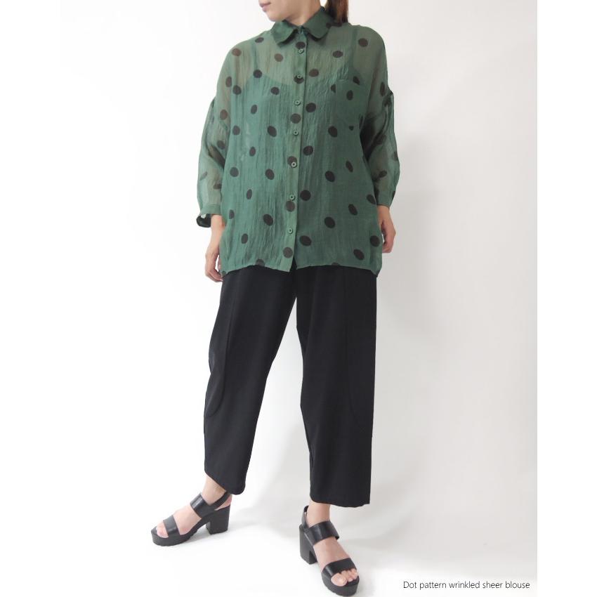 新品未使用タグ付き エパ epa ドット シアーブラウス ブラック シアーチェックコンビブラウス – Darich (ダーリッチ)