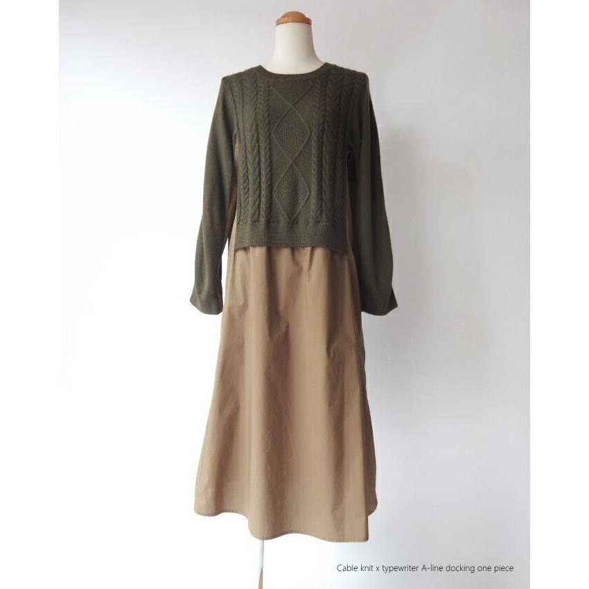 ウール混ドッキングワンピース ミセス ファッション 50 代 40代 60代 70代 春 秋冬 綿 レディース 女性 毛 アラフォー 母の日 プレゼント ミセスファッションkaito 通販 Yahoo ショッピング