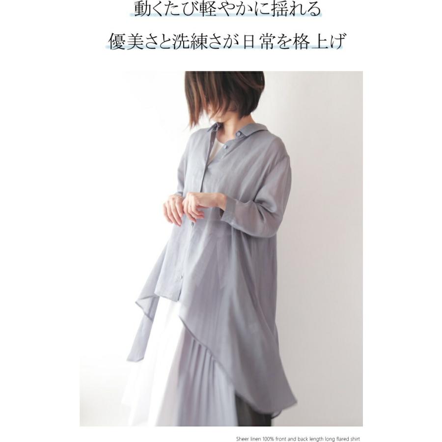 シャツ　ブラウス　シアーリネン100％　ミセス ファッション　春夏　レディース　女性 麻 羽織物 母の日　プレゼント シャツ ブラウス シアーリネン100％ ミセス ファッション 春夏