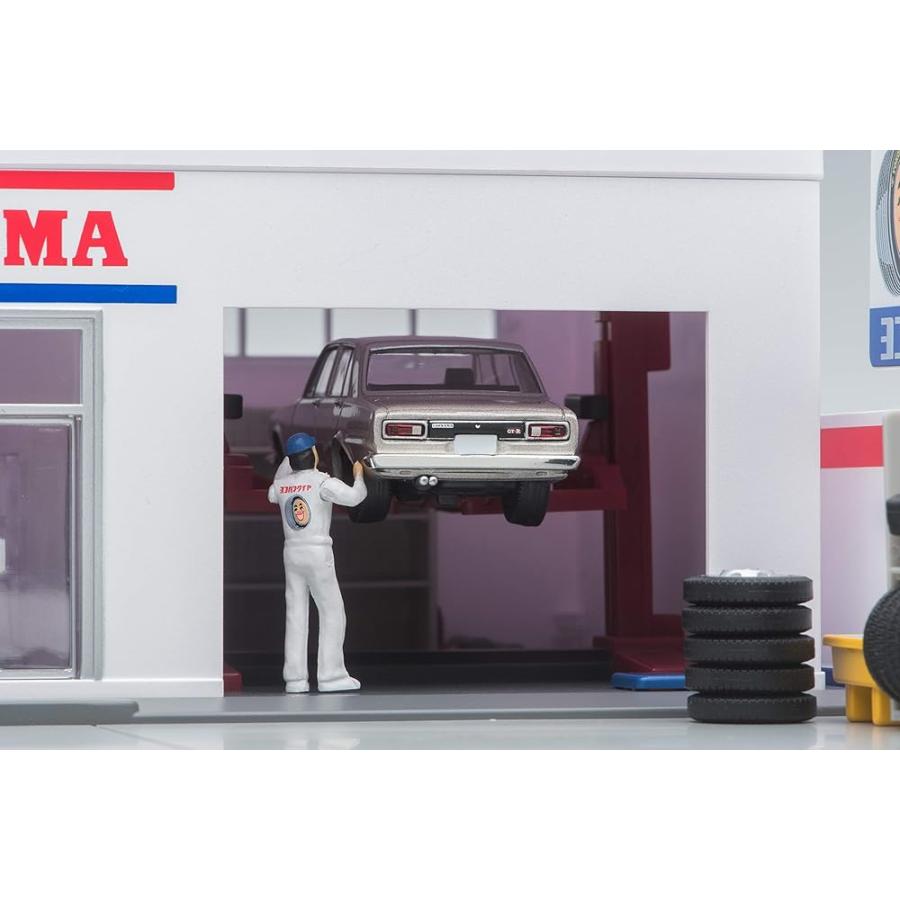 トミカラマ ヴィンテージ 1/64 05a タイヤショップ (ヨコハマタイヤ) ミニカー用 ABS樹脂製 アクセサリー 完成品 Amazon | トミカラマ ヴィンテージ 1/64 05a タイヤショップ