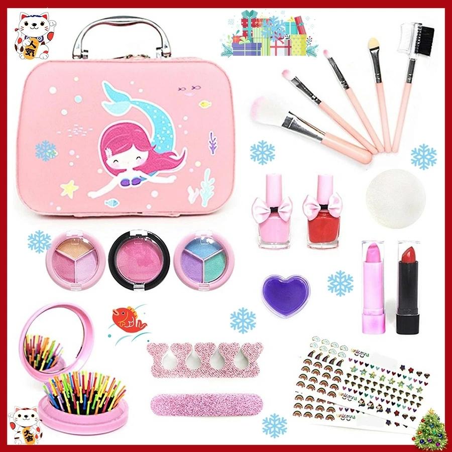 全国送料無料 Flycreat 子供用 メイクセット キッズ コスメセット ごっこ遊び キッズコスメセット ままごと 化粧品おもちゃ メイクアップセット 海外直送