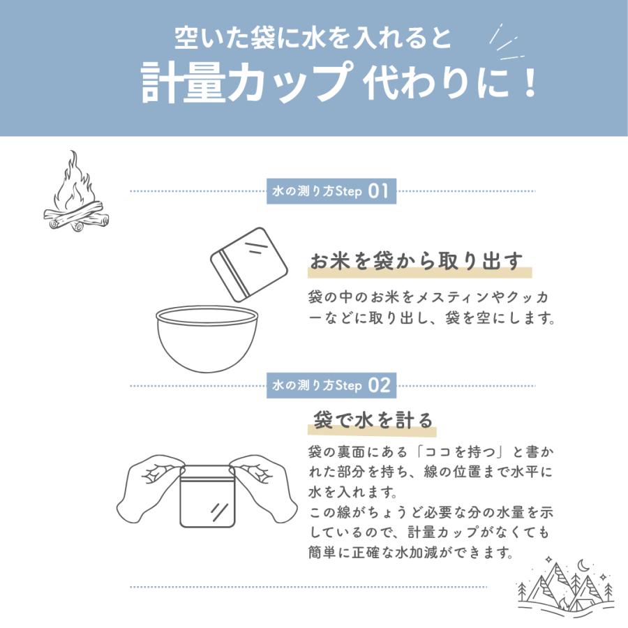 《キャンプライス》【無洗米】 令和7年産 2合 300g コシヒカリ 色彩選別済み 白河産 プレミアム 真空パック 個包装 ギフト 贈答用 防災グッズ ソロキャンプ |  | 05