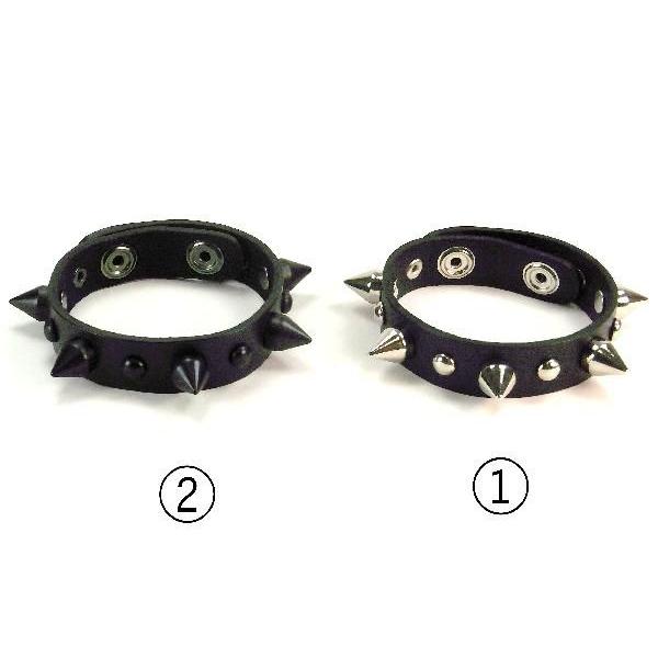 スタッズブレスレット ミニスパイクブレスレット ロックアクセサリー