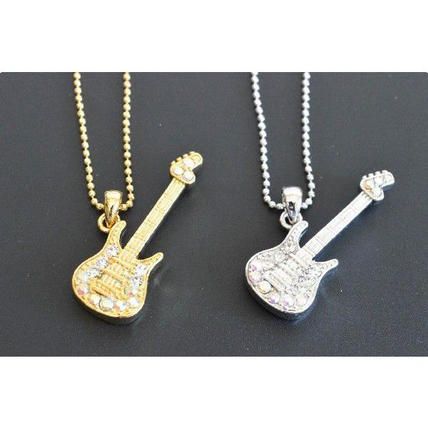 ネックレス エレキギターネックレス ロックアクセサリー : r-m store