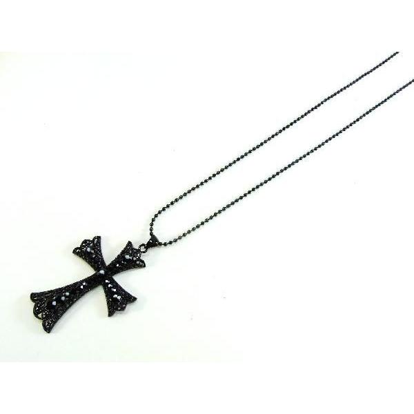 クロスペンダント ゴシッククロスネックレス ロックアクセサリー : r-m