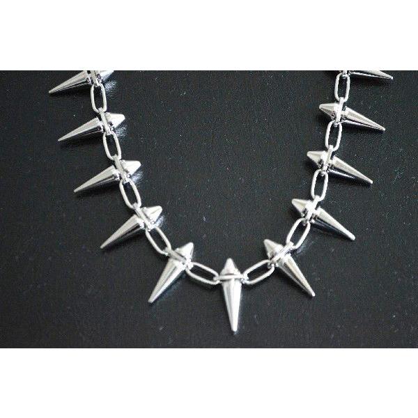 スタッズ(スパイク)ネックレス ネックレス スパイク鋲ネックレス ロックアクセサリー : r-m store