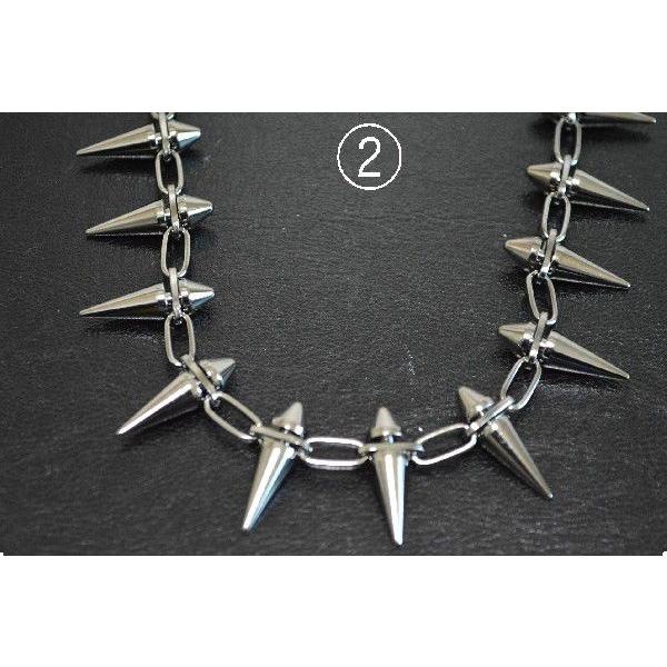 スタッズ(スパイク)ネックレス ネックレス スパイク鋲ネックレス ロックアクセサリー : r-m store