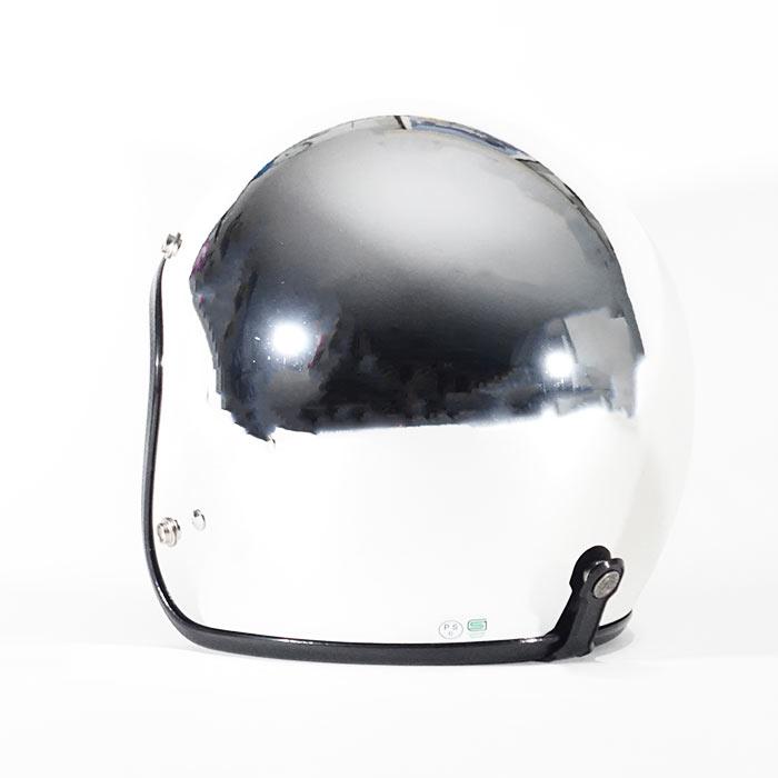 ジェットヘルメット 72Jam JPシリーズ　JPM-3L (XL)  JP MONO HELMET(メッキ)バイク用ヘルメット アメリカン｜r-o-k-u｜06