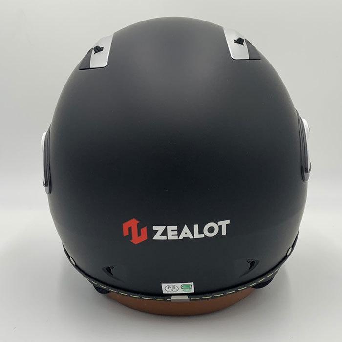 【新品未使用】マットブラック ジェットヘルメット シールド付き ZEALOT ZEALOT ジルライド2 インナーシールドジェット MATT BLACK M