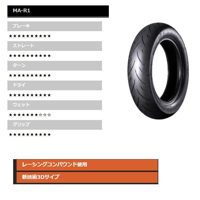 マキシススクーター用タイヤ MA-R1 12インチ フロント-リア共用 100/90-12 49J TL スクーター用レーシングコンパウンド使用 MAXXIS　【日本正規品】｜r-o-k-u｜04