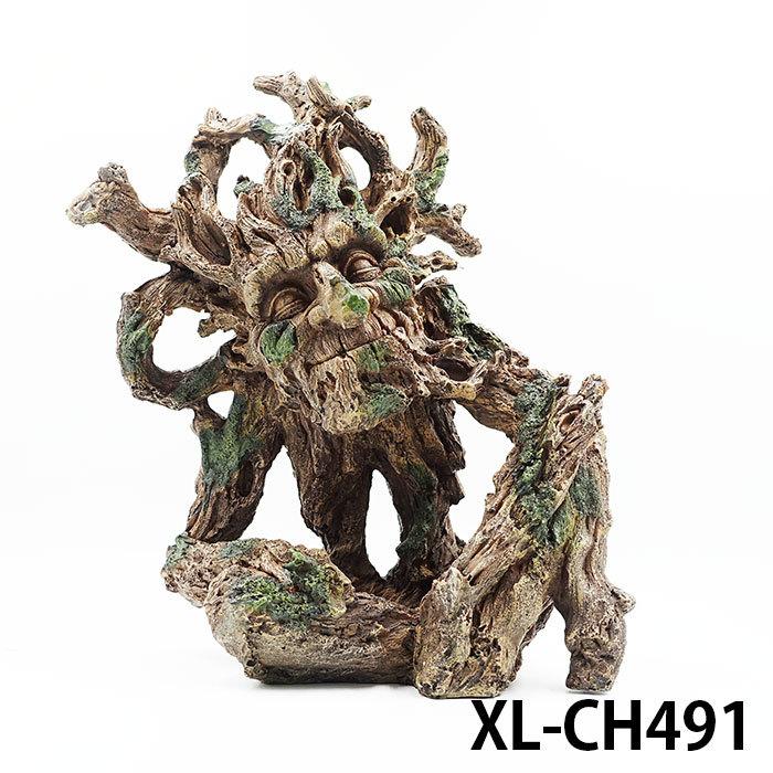 楽天1位 アクアリウム Xl Ch491 顔のついた枯れ木 水中オブジェ 木 流木 水槽用レイアウト用品 流木 Aqarium 箱庭 正規品 Turningheadskennel Com