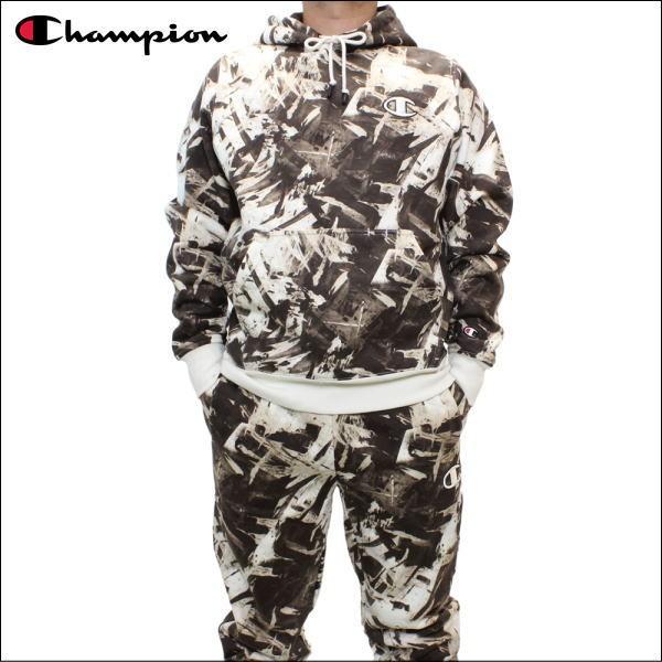 Champion チャンピオン メンズ セットアップ スウェット 上下セット フーディー S4962 P4965 Chalk White プルオーバー パンツ ボトムス パーカー 価格 交渉 送料無料