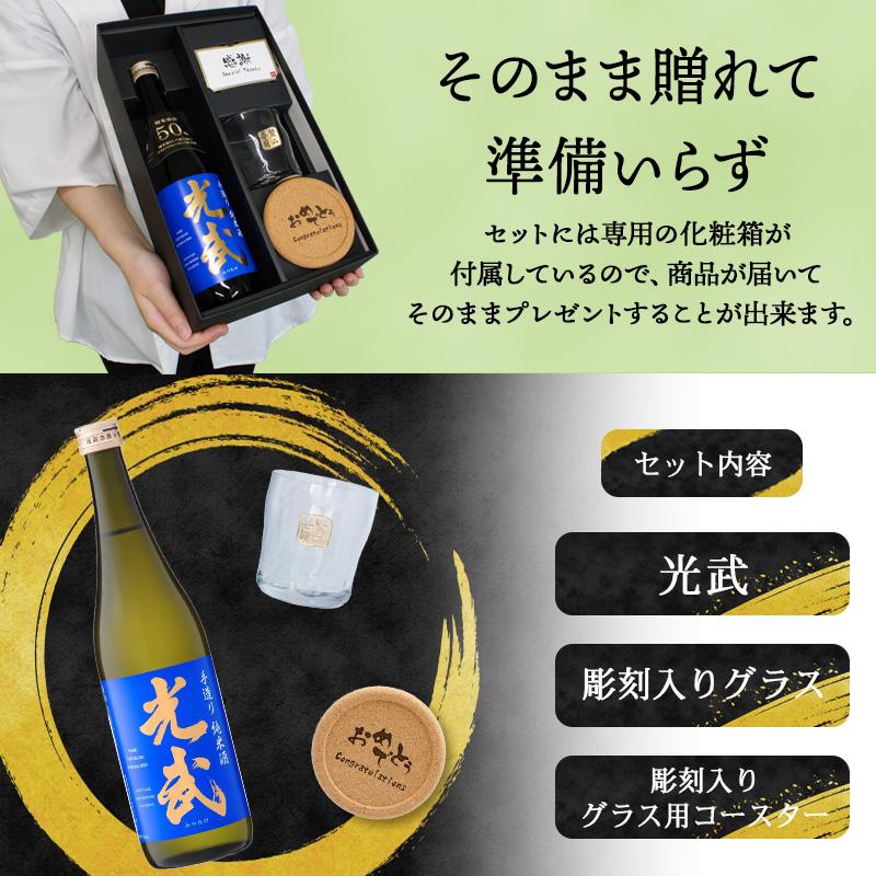 名入れ 光武 日本酒 酒 プレゼント 祝い ギフト 清酒 純米 吟醸 720