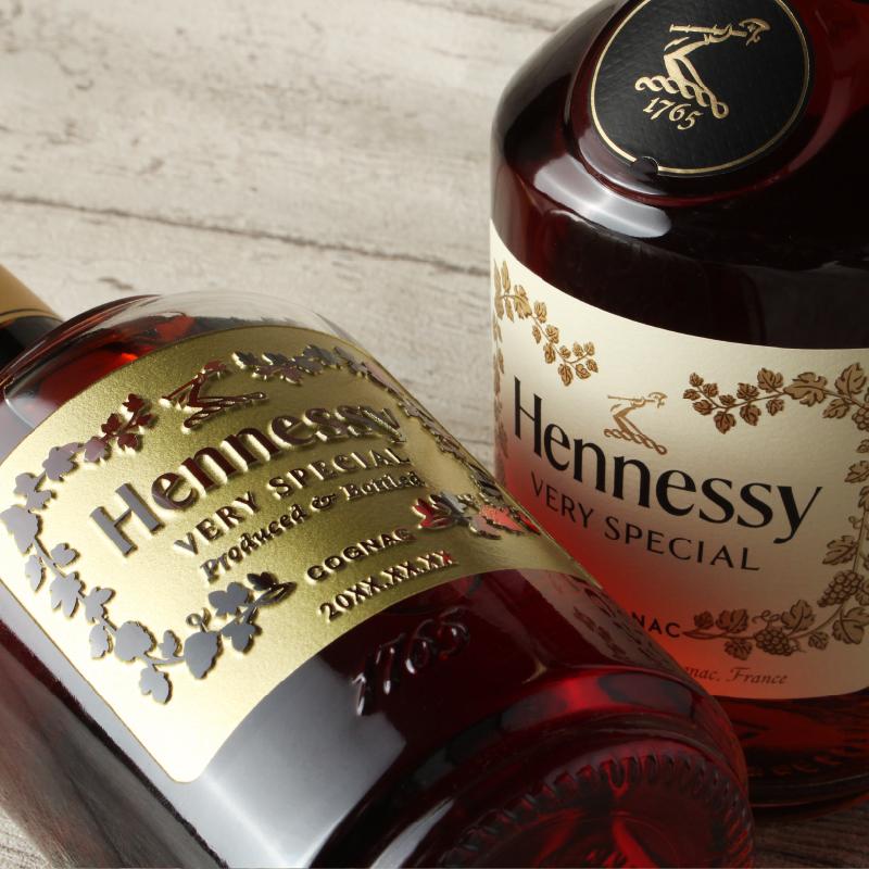 Hennessy ブランデー 200ml 6本セット 母の日 初任給 名入れ SXX 酒セット ブランデー 切子 コニャック