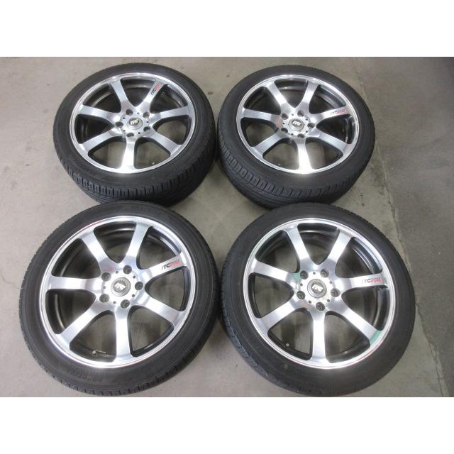 ステップワゴンで使用！RAYS製 SEBRING 17インチアルミ中古良品 RAYS ITC SEBRING ホイールタイヤ 17インチ