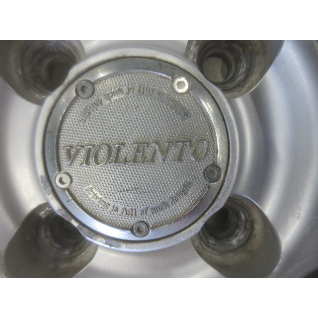 VIOLENTO アルミ ホイール 14インチ 14X4.5J +43 4H PCD100・2023年製 155/65R14 NEWNO タイヤ付 4本 軽 イボ有り｜r-rex1｜11