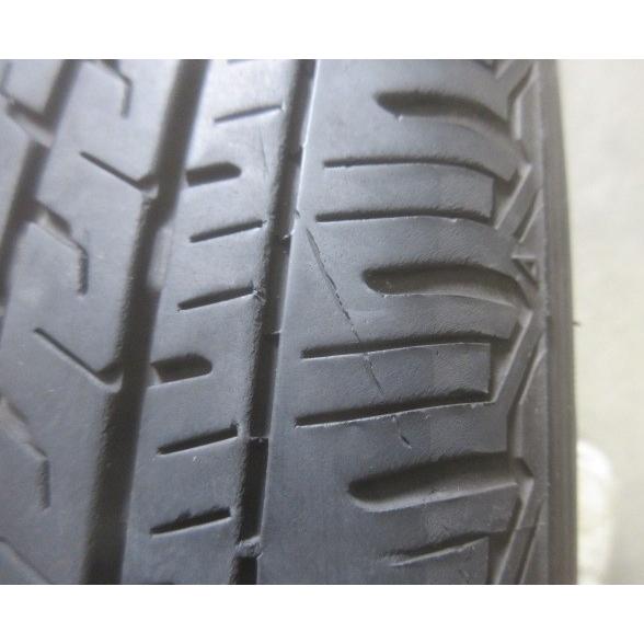 XTREME-J マッドブラック？ アルミ 12インチ 12X4J +42 4H PCD100・2022年製 145/80R12 LT タイヤ付 4本 バモス｜r-rex1｜20