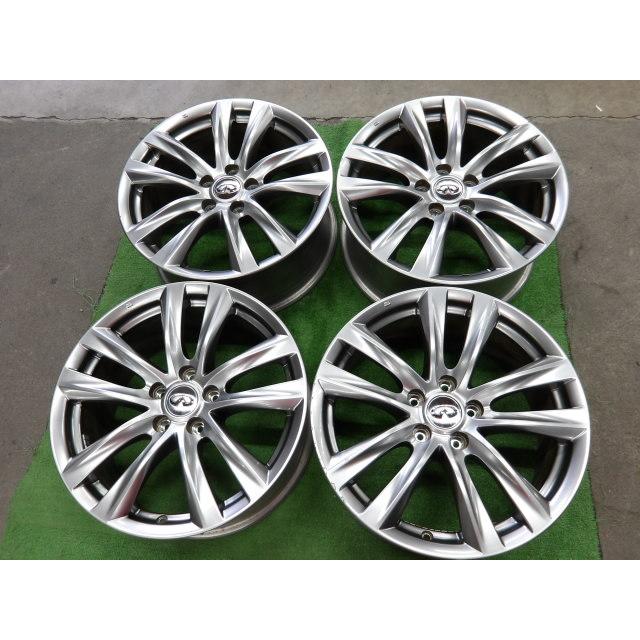 ★日産Y51フーガ 純正ハイグロスアルミホイール スタッドレス225/40R18 後期？ 日産 フーガ Y51 ハイグロス？ 純正 アルミ ホイール 18インチ