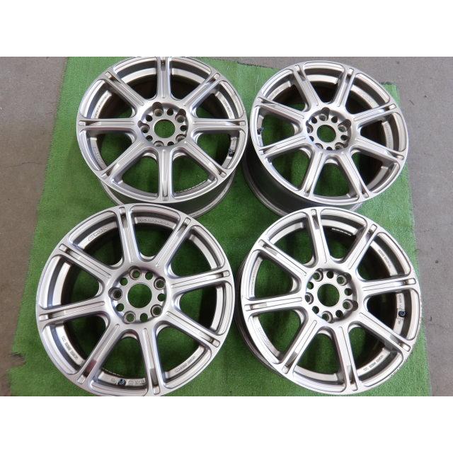 ワーク WORK EMOTION XC8 グレー？ 17インチ 17X7J +49 PCD114.3 5H アルミ ホイール 4本 ...