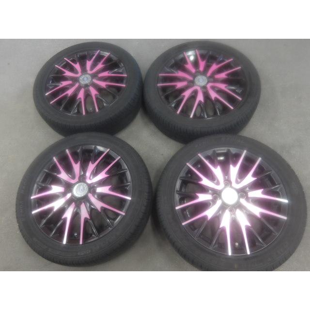 WORK PIETRA アルミホイール ピンク？ 15インチ 15X4.5J+45 PCD100 4H 