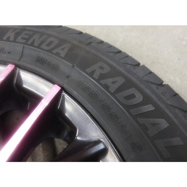 WORK PIETRA アルミホイール ピンク？ 15インチ 15X4.5J+45 PCD100 4H 