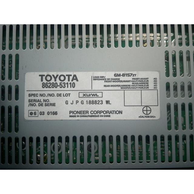 レクサス（LEXUS） IS DBA-GSE25 オーディオアンプ 86280-53110 86280