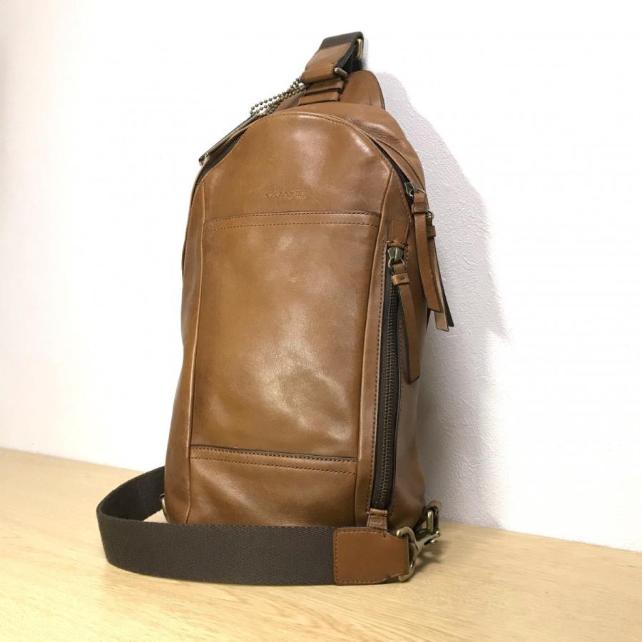 きれいめ ｃｏａｃｈ コーチ ブリーカー レザー コンバーチブル スリング パック メンズ ボディバッグ クロスボディバッグ Coach brw F1276 アール スタイル 通販 Yahoo ショッピング