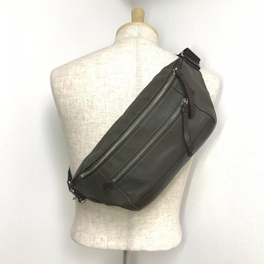 値下げ パック シティー レザー トンプソン コーチ ｃｏａｃｈ コーチの人気メンズライン商品です カーキ クロスボディバッグ ボディバッグ メンズ バッグ Www Golf5 Prestige Jp