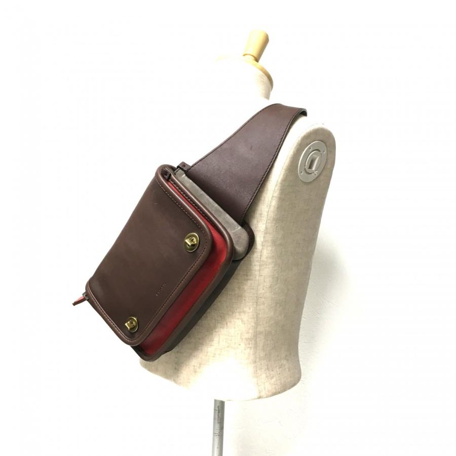 COACH ／ コーチ レガシー カラーブロック レザー ロック バッグ  