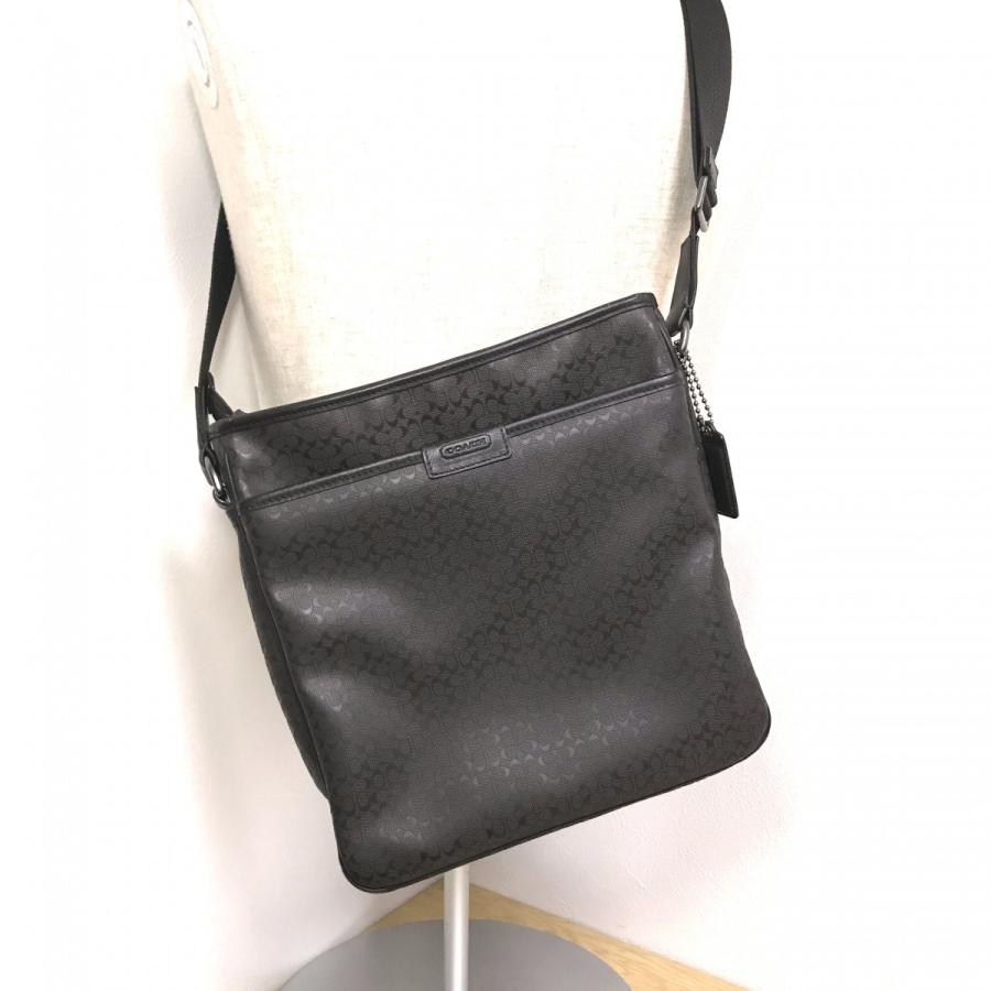 COACH ／ コーチ ミニシグネチャーPVC メンズ メッセンジャー 
