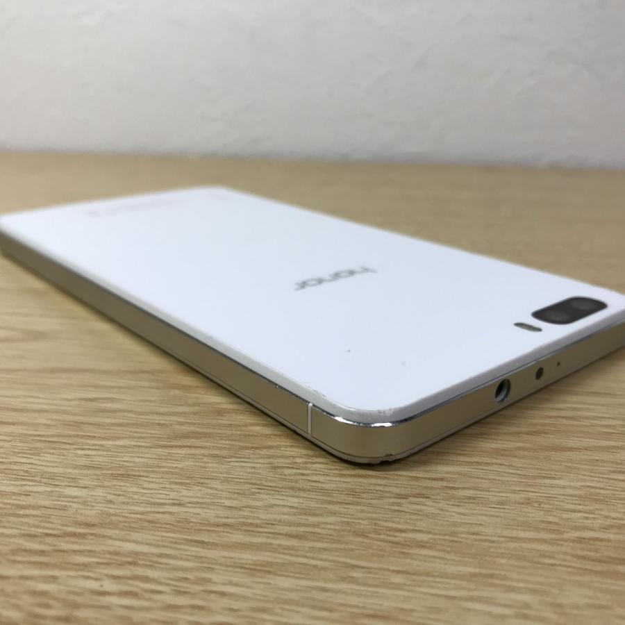 大画面 6インチ SIMフリースマホ HUAWEI Honor 6 Plus ホワイト 格安SIM対応 白ロム本体 中古スマートフォン