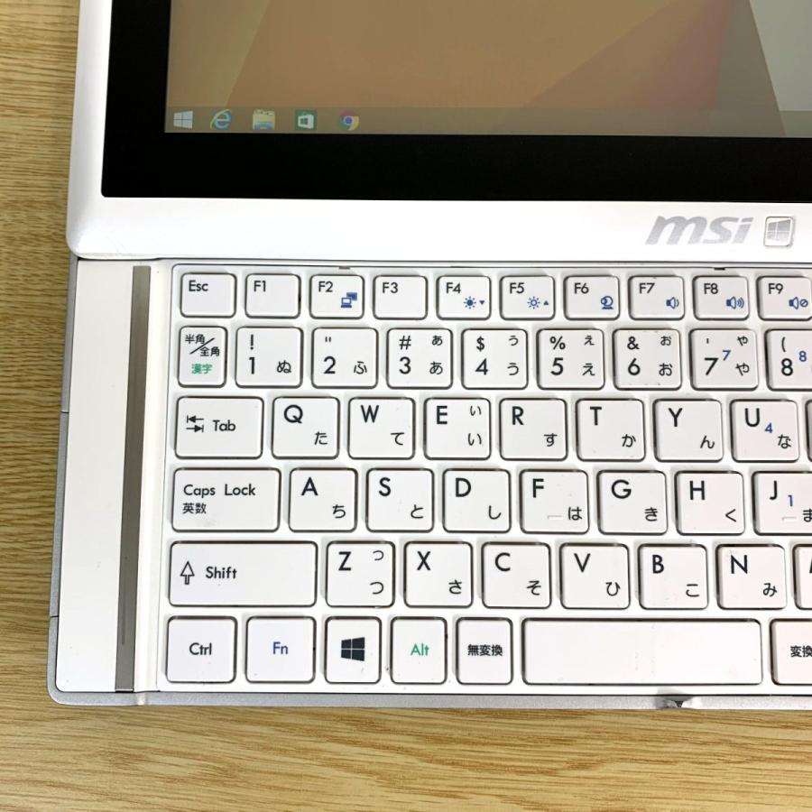 MSI SlideBook S20 2in1 ハイブリット タブレット tablet ノートパソコン Win8.1 Pentium3558U 4GB  SSD128GB