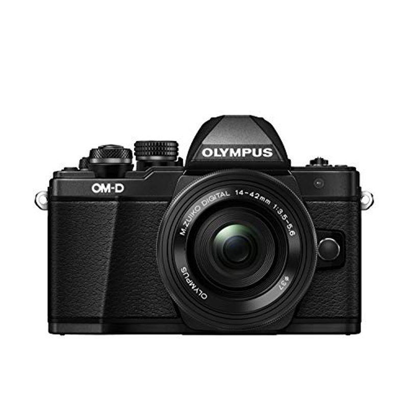 最低価格の OLYMPUS ミラーレス一眼 OM-D E-M10 MarkII 14-42mm EZレンズキット ブラック ミラーレス一眼カメラ