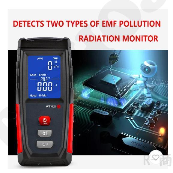 ガイガーカウンター、プロの核放射線検出器、LCDディスプレイ付き電磁界放射線検出器、核放射能汚染検出器とモニター、X線テスター