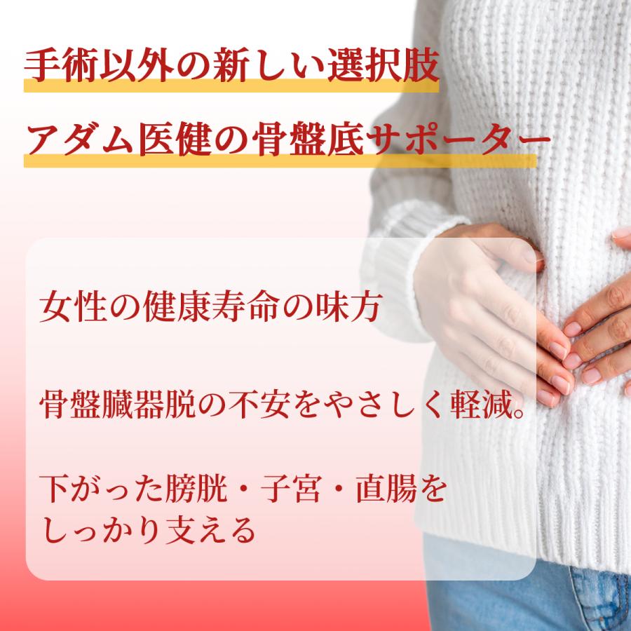 骨盤底サポーター 骨盤臓器脱 頻尿 排尿障害 骨盤底筋 一般医療機器