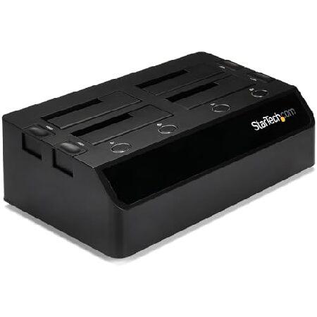 STARTECH.COM HDD/SSDスタンド/USB 3.0 HDD/SSD スタンド／USB 3.0接続／2ベイ／複製 ＆完全消去 PC不要