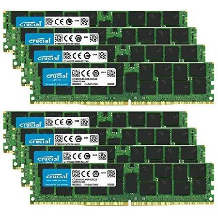 Crucial デュアルランク レジスタード ECCメモリ セット販売 256GB 