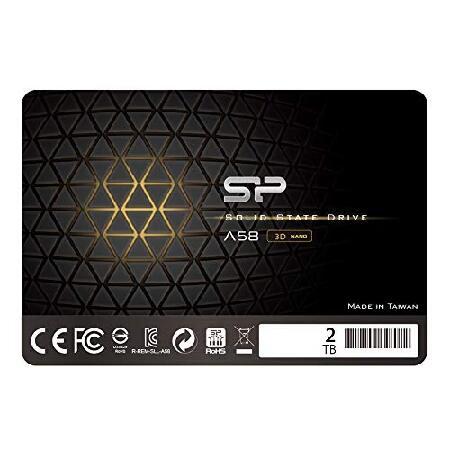シリコンパワー 2TB SSD 3D NAND A58 パフォーマンスブースト SATA III 