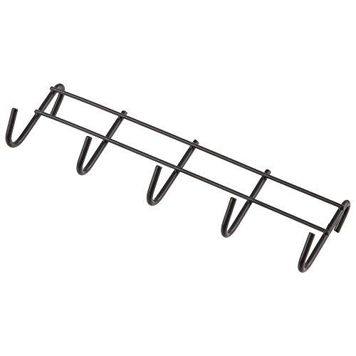 アイリスオーヤマ(IRIS OHYAMA) メッシュ パネル フック 5連 ブラック MPA-5F | 