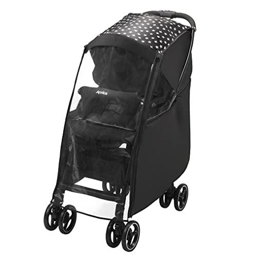 アップリカ　Aprica ラクーナコンフォート　ベビーカー　レインカバー付き Aprica(アップリカ) ベビーカー用レインカバー 雨の日に色が変わる
