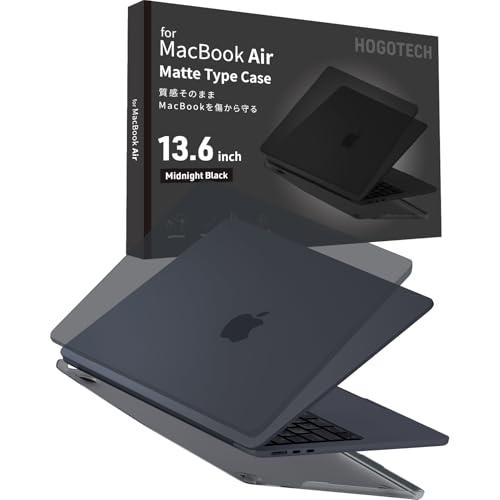 MacBook Air 2022 ミッドナイト/ケース付き ミッドナイト 2026 M5対応質感そのまま 傷を守るMacBook Air 13.6