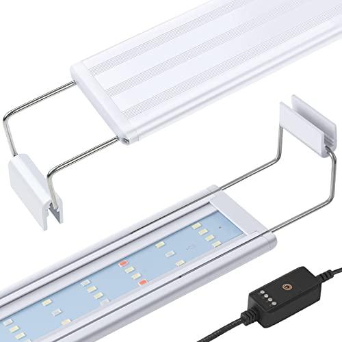 FEDOURフルスペクトル水槽照明LEDライト：タイマー付き 30cm40cm60cmの