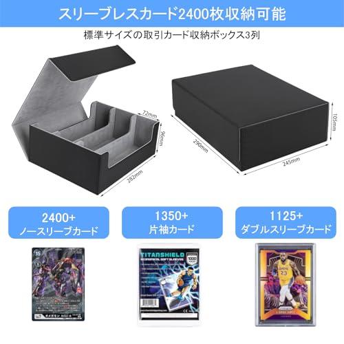 ZWSJLC デッキケース カードストレージ 大容量 カードケース PUレザー