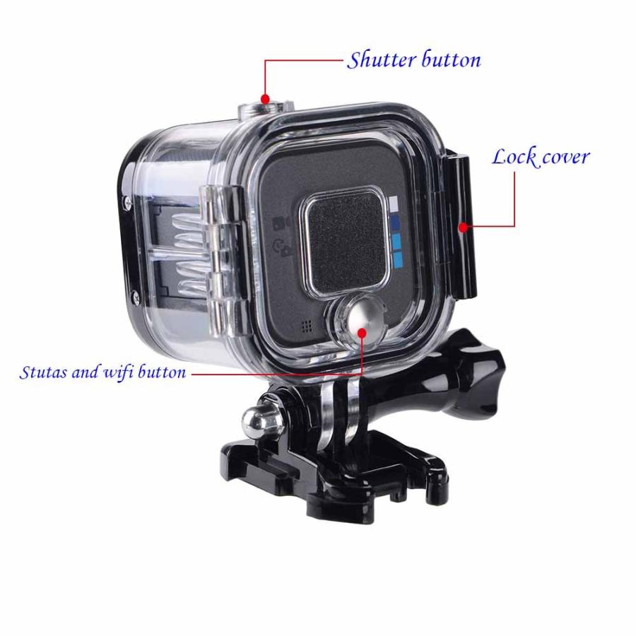 Suptig 用防水ケース 保護ハウジング GoPro Hero Session Hero4