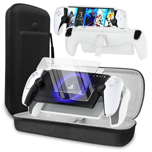 美品　PlayStation　Portal　本体　ケース、ガラスフィルムセット PlayStation Portal専用収納ケース+ガラスフィルム2枚収納ケース 収納
